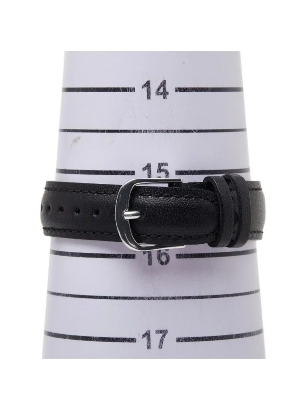 Dior Maris Watch Silver Black Stainless Steel Leather - Picture 6 of 6